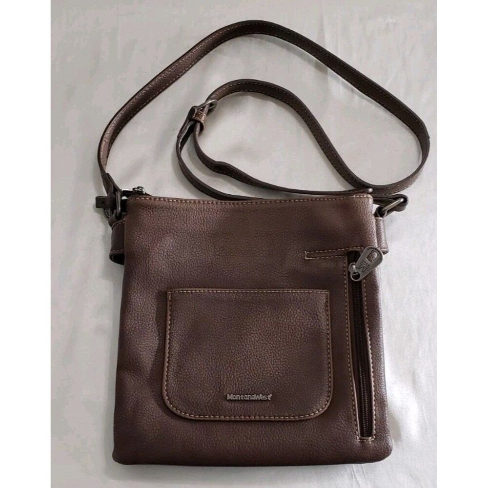 Montana - West - Crossbody Leather Purse Little Beads And Nice Stitching........